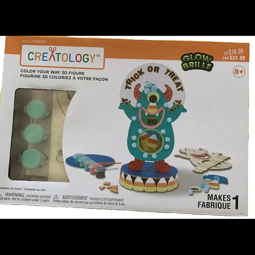 Halloween Glow-in-the-Dark Clown Craft Kit